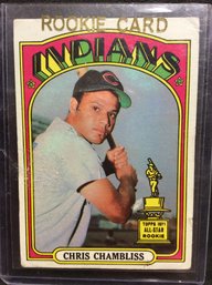 1972 Topps Chris Chambliss Rookie Card - M