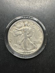 1944-D Walking Liberty Silver Half Dollar