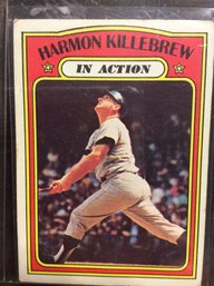 1972 Topps Harmon Killebrew In Action - M