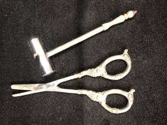 Vintage Scissor And Mallet