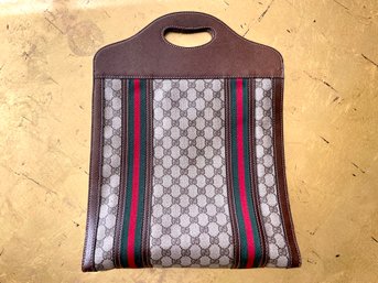 Vintage Gucci File Tote Bag