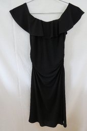 An Off The Shoulder Black Dress By David Meister - Size 4