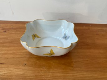 A. Vignaud Limoges Porcelain Butterfly Dish