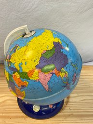 Vintage 1962 Ohio Art Metal Globe The Blue Planet