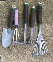 Five Garden Hand-tools