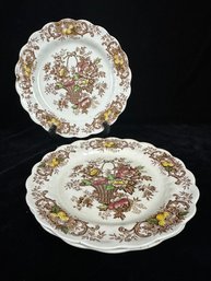 Vintage Staffordshire Ridgeway Large Plates