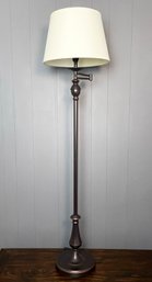 A Retractable Arm Floor Lamp IN Oil Rubbed Bronze