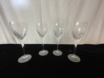 Set Of Waterford Crystal Wine Glasses