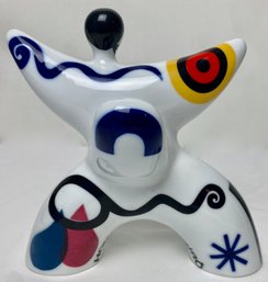 Joan Miro Ceramic Decorative Art Piece By Sargadelos
