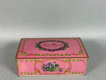 Vintage Louis Sherry New York Metel Box