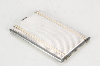 14k And Sterling Art Deco Cigarette Case