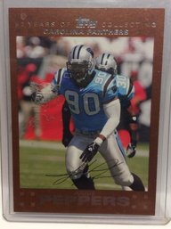 2007 Topps Gold Julius Peppers 821/2007 - M