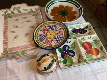 Colorful Ceramic Serveware