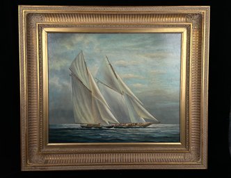 D. Tayler Yacht Sailboat Race Seascape