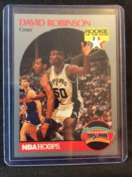 1990 NBA Hoops David Robinson Rookie Card - K
