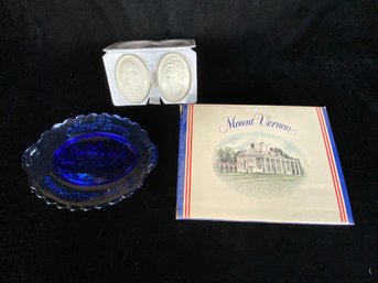 Fostoria Avon Cobalt Blue Mount Vernon Plate