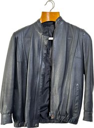 A Vintage Leather Jacket - 42 R