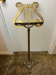 Vintage Or Antique Brass Music Stand
