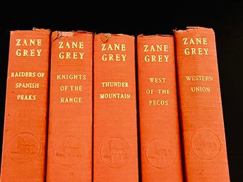 Collection Of Zane Gray Books Early Editions