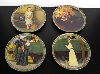 Norman Rockwell Collectable Plates By Knowles