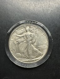 1945 Walking Liberty Silver Half Dollar