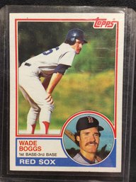 1983 Topps Wade Boggs Rookie Card - M