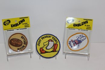 3 Vintage Patches From 70s - Nixon- Agnew