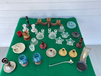 Lot Of Candle Holders