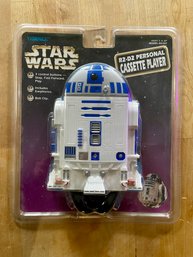 Vintage 1997 Star Wars R2-D2 Personal Cassette Player By Tiger Electronics