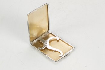 Sterling Art Deco Cigarette Case