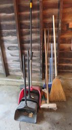 Brooms And Standing Dust Pan Sets