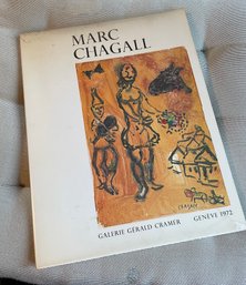 Marc Chagall Catalogue For 1972 Gallery Exhibition