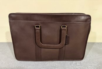 Never Used Leather Coach Brief Case - Bag