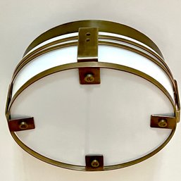 A Thomas O'Brien Ceiling Fixture By Visual Comfort - Antique Brass - 13 Inch