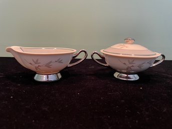 Syracuse China Harmony China Boat And Bowl