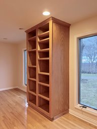 A Custom Wood Bookshelf