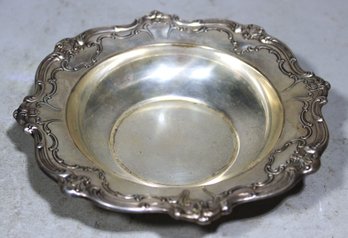 Fancy Gorham Sterling Silver Round Bowl