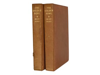 2 Vols. Of First Editions Of The Golden Bowl By Henry James