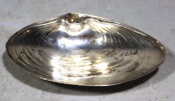 Vintage Sterling Silver Clam Shell Footed Bowl