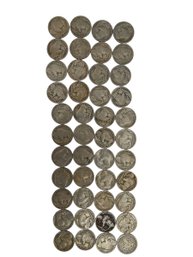 Lot Of 43 Buffalo Nickels  One 1909 US Liberty 'V' Nickel