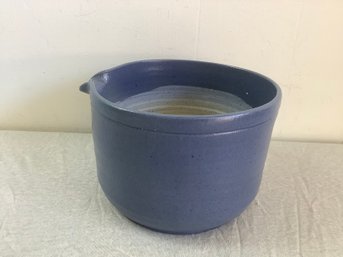 Blue Pottery Crock #40