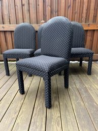 Lot Of Four - Post Modern Deco Style Dining Room Chairs