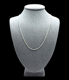 Beautiful Italian Sterling Silver Sparkly Chain