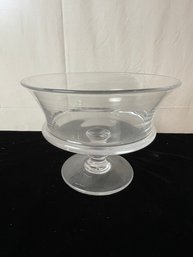 Crystal Pedestal Serving Bowl