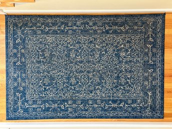 A Contemporary Area Rug In Blue By Bodrum, 4x6
