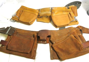2 Leather Suede McGuire Nicholas Tool Pouches