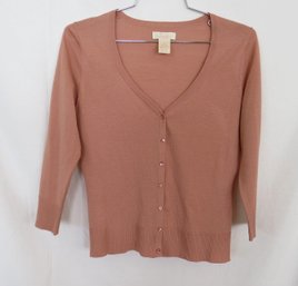 A Salmon Colored Sweater By Frenchi - Hong Kong - Size M