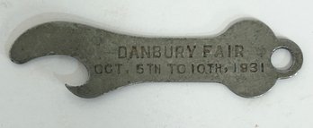 1931 Danbury Fair Bottle Opener