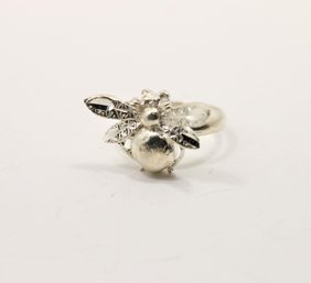 Sterling Silver Insect Bee Ring Size 7.50