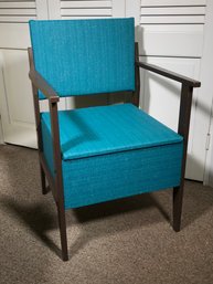 WHERE IS THE NEXT ONE ? Vintage MCM / Midcentury Retro Commode Chair - Ive Never Seen Another One - Have You ?